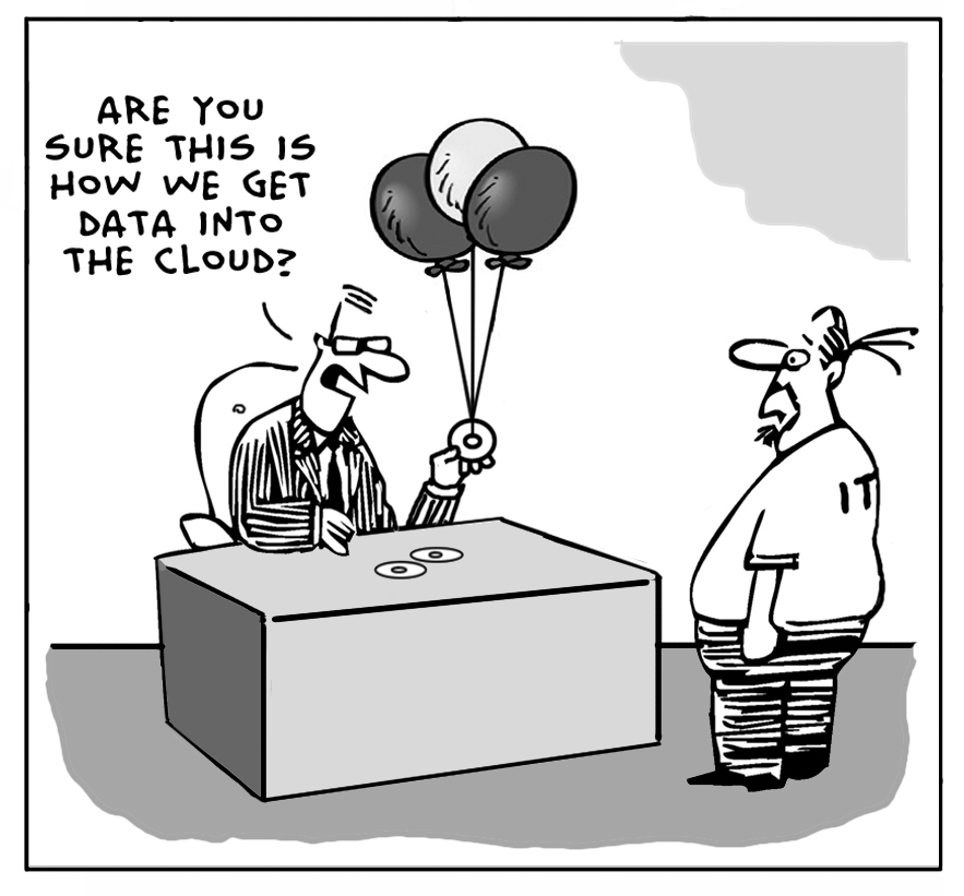 illustration 3 data in the cloud